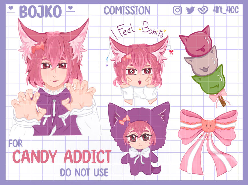 stickers for Candy addict